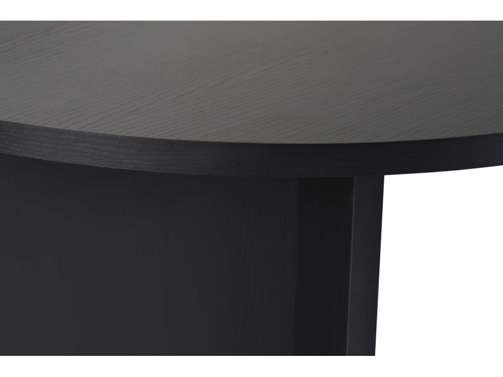 Mesa de comedor de madera "Sabella" 200 x 90 x 75 cm - Madera negra