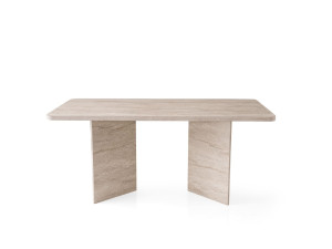Mesa de comedor de madera "Lizzard" 180 x 90 x 77 cm - Travertino