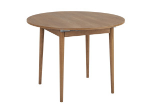 Mesa de comedor de madera extensible "Viona" 100 x 100 x 75 cm - Le chêne de Kafka
