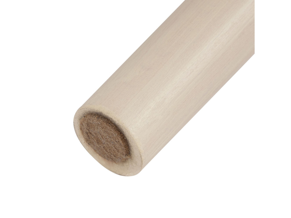 Mesa de comedor de madera extensible "Viona" 100 x 100 x 75 cm - Travertino