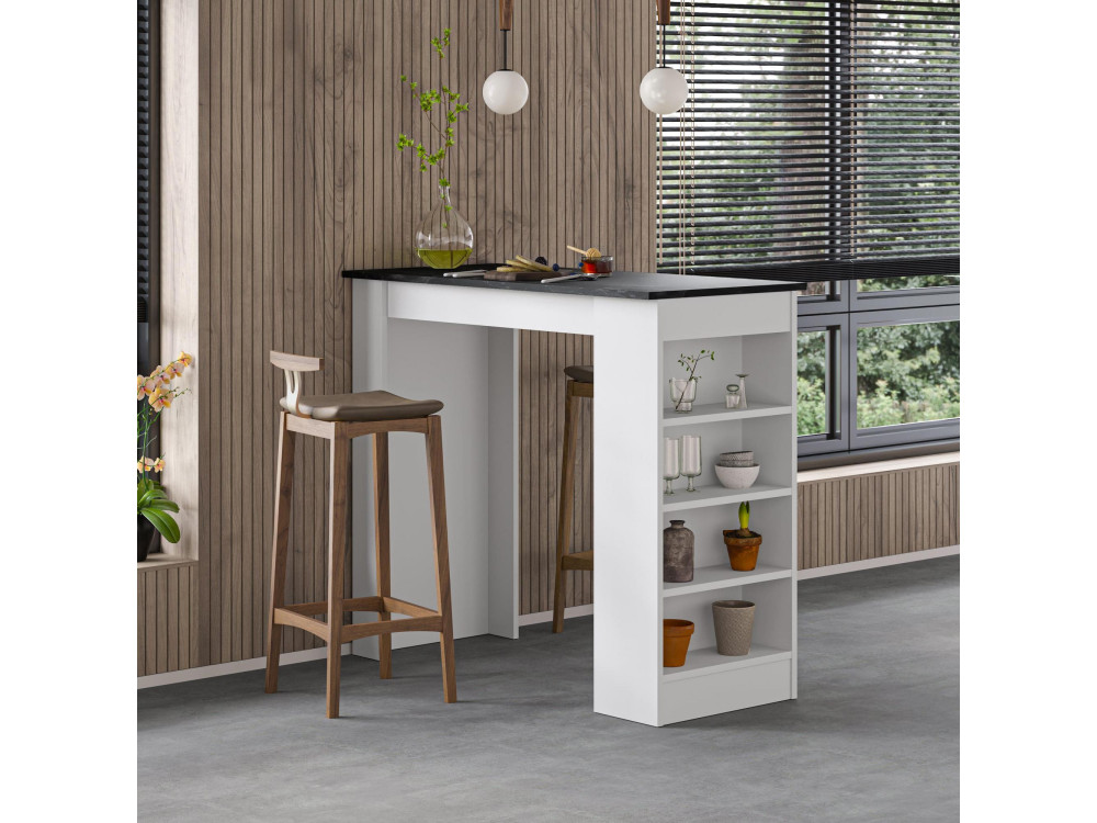Mesa de bar de madera "Golondrina" 117 x 54 x 102 cm - Bendir