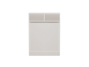 Mesa de comedor plegable de madera "Bracked" - 70 x 15 x 96 cm - Blanco