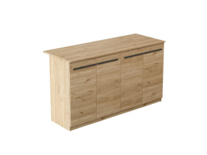 Mesa de cocina de madera "Lark" - 160 x 60 x 90 cm - Marrón