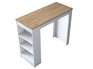 Mesa de comedor de madera "Juan" - 120 x 50 x 100 cm - Marrón