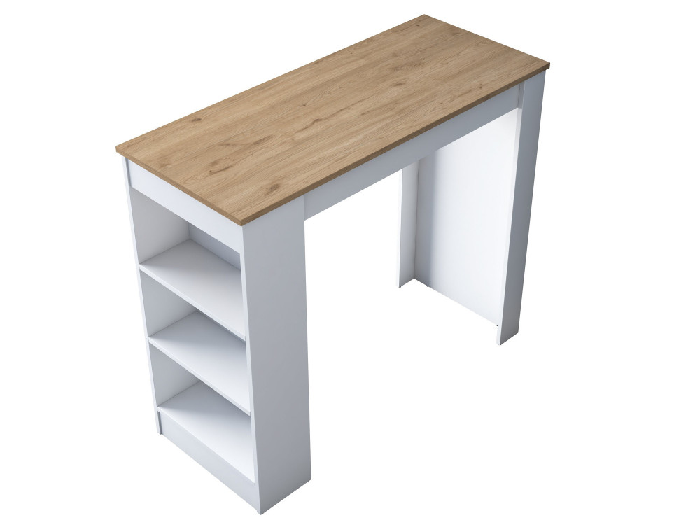 Mesa de comedor de madera "Juan" - 120 x 50 x 100 cm - Marrón