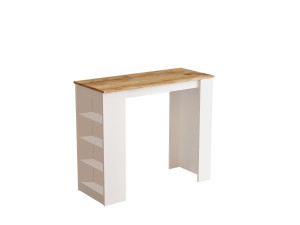 Mesa de comedor de madera "Setup" - 120 x 52 x 102 cm - Marrón