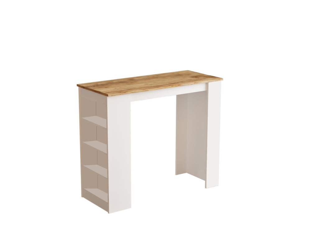 Mesa de comedor de madera "Setup" - 120 x 52 x 102 cm - Marrón