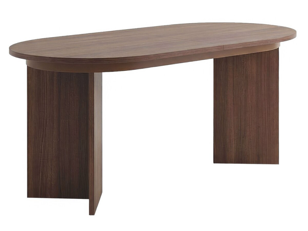 Mesa de comedor extensible de madera 160/200 cm "Sorell" - 8 plazas - Marrón