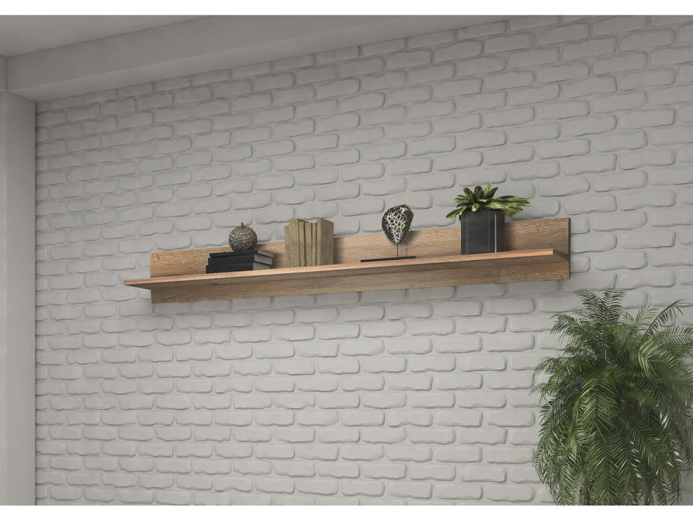 Estante largo TULSA WM" - 22 x 180 x 22 cm - Roble