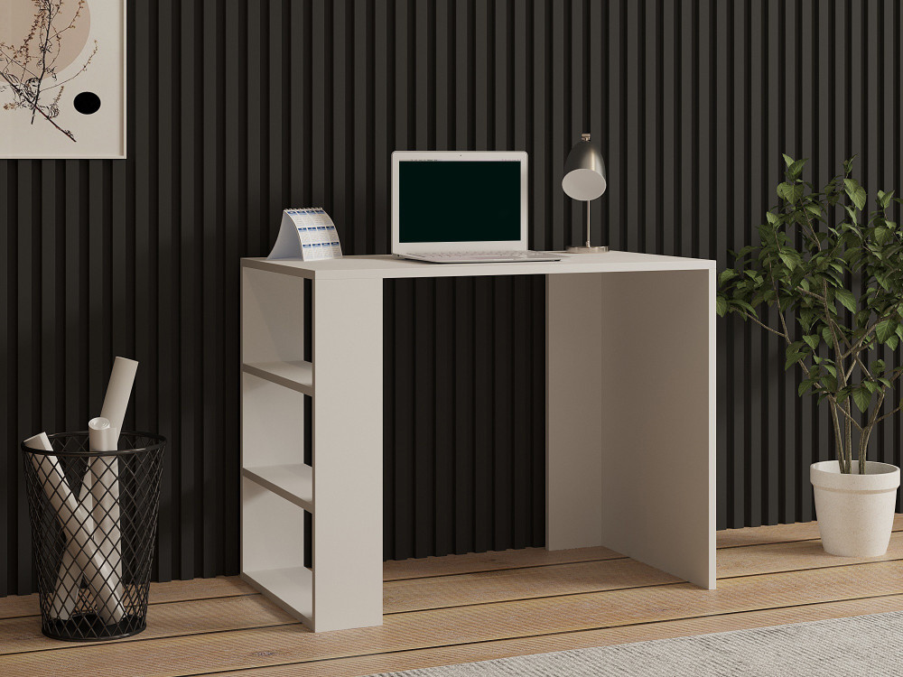 Escritorio de madera "Cool" - 90 x 50 x 70 cm - Blanco