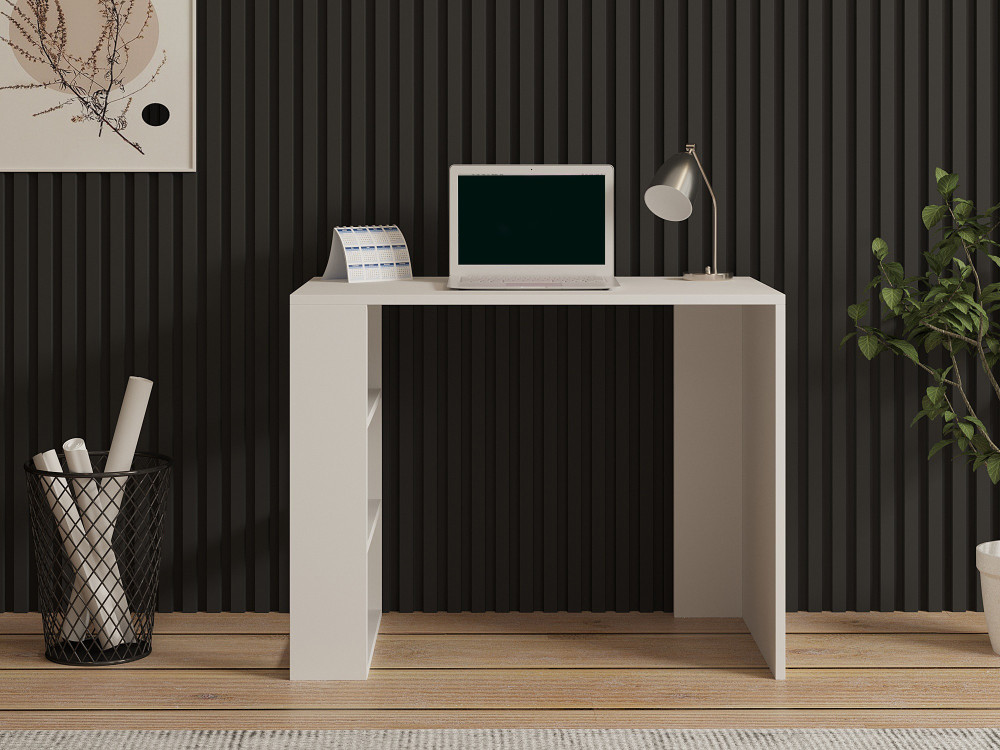 Escritorio de madera "Cool" - 90 x 50 x 70 cm - Blanco