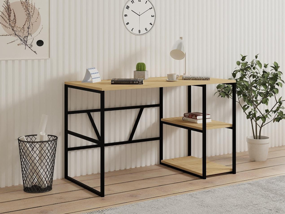 Escritorio de madera «Caste» - 120 x 60 x 74 cm - Beige