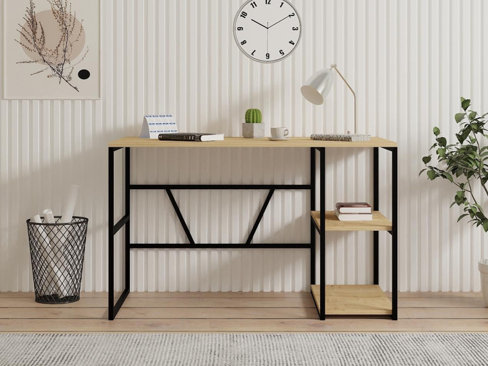 Escritorio de madera «Caste» - 120 x 60 x 74 cm - Beige
