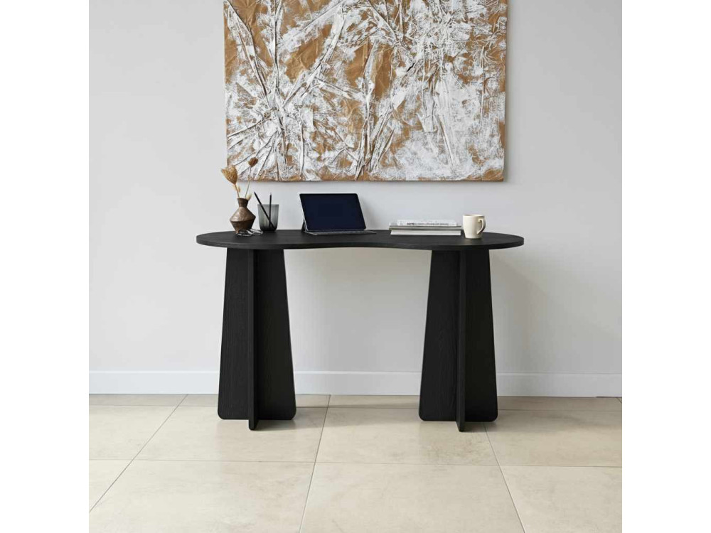 escritorio de madera "infinity" 120 x 60 x 75 cm - Negro