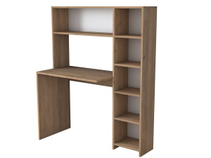 Escritorio de madera "Haham" 113 x 40 x 142 cm - Roble