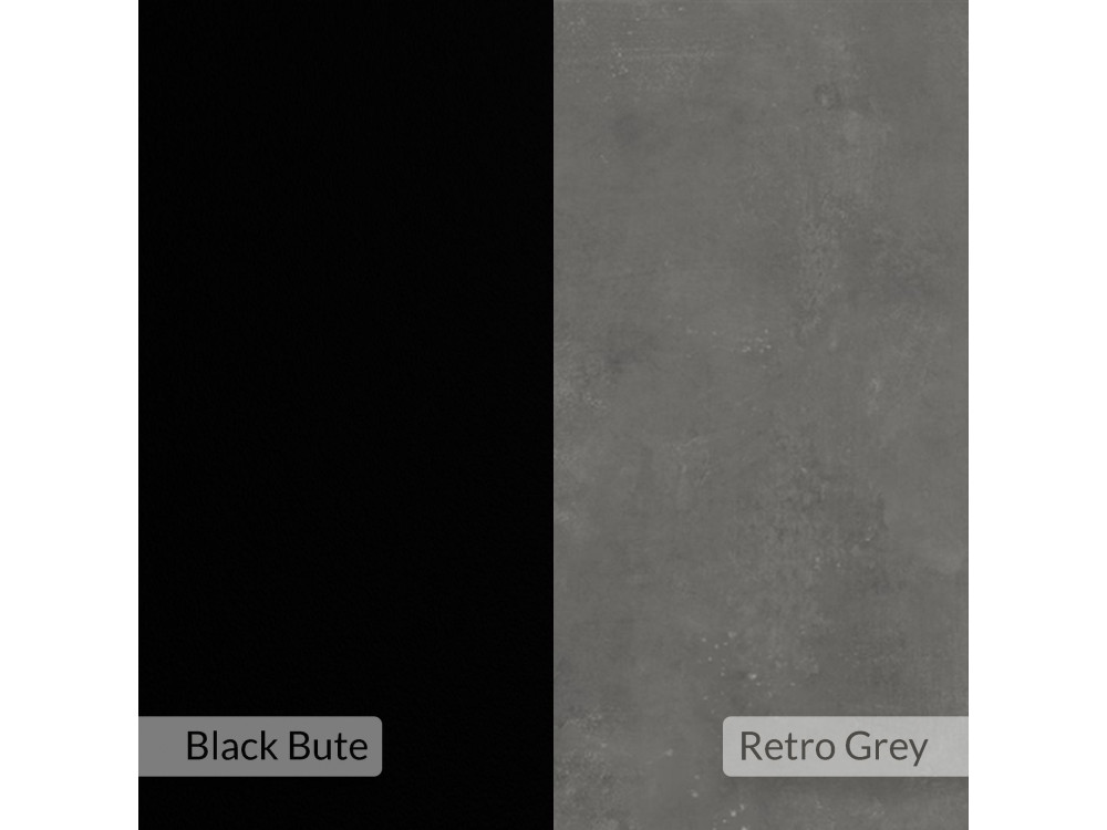 escritorio de madera "inna" 100 x 60 x 75 cm - Gris retro