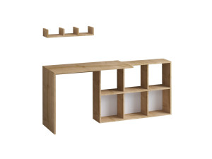 Escritorio de madera "Blake" 74 x 45 x 145 cm - Roble