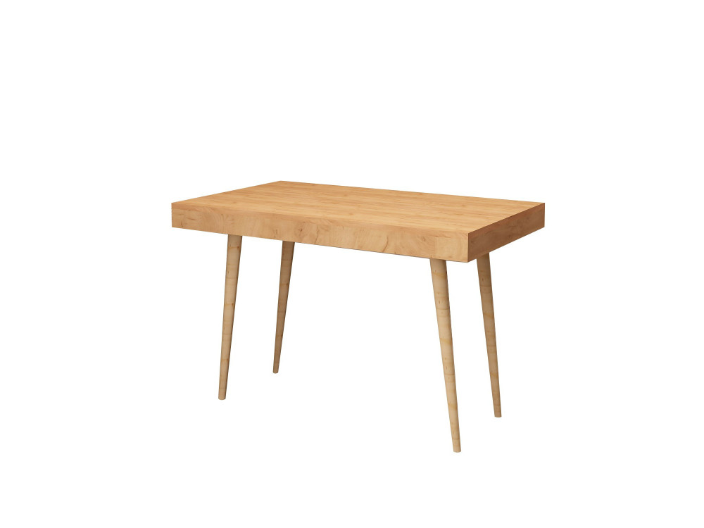 Escritorio de madera "Valencia" - 100 x 60 x 74 cm - Marrón