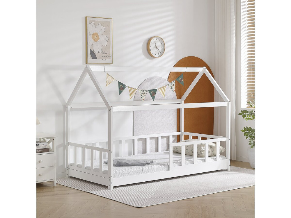 Cama infantil "Mila" - 90 x 190 cm - Blanco