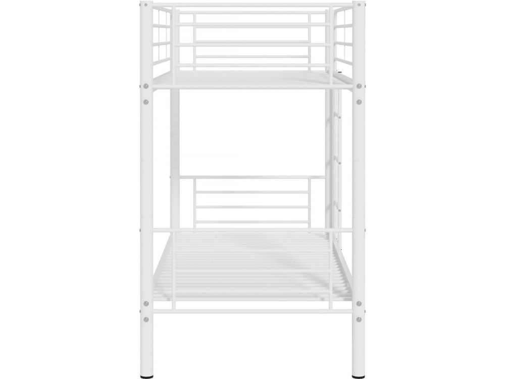 Litera «Adam» -  90 x 190 cm - Metal - Blanco