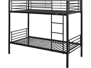 Cama camarote "ADAM" - metal - negro Couleur Taupe
