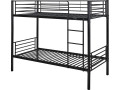Litera «Adam» -  90 x 190 cm - Metal - Blanco - Negro