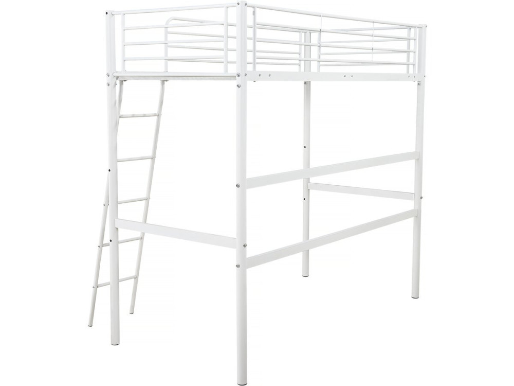 Cama mezzanine "Alora" - 90 x 190 cm - Blanco