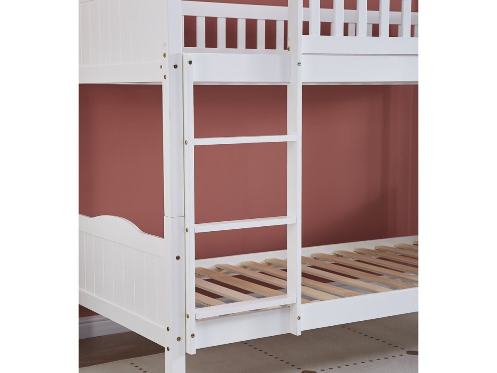 Litera infantil "Gabriel" - Madera - Blanco - 90 x 190 cm