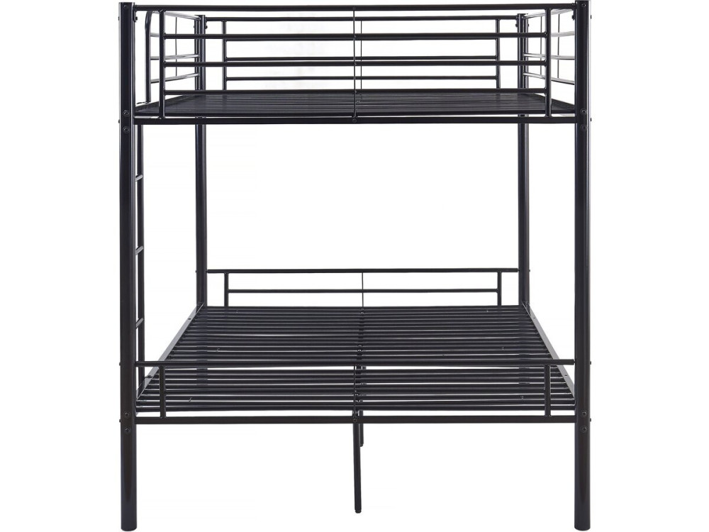 Litera doble "Adam" - Somier incluido - 140 x 190 cm - Negro