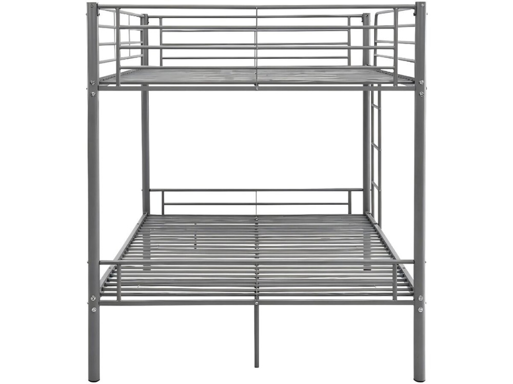 Litera doble "Adam" con somier - 140 x 190 cm - Gris