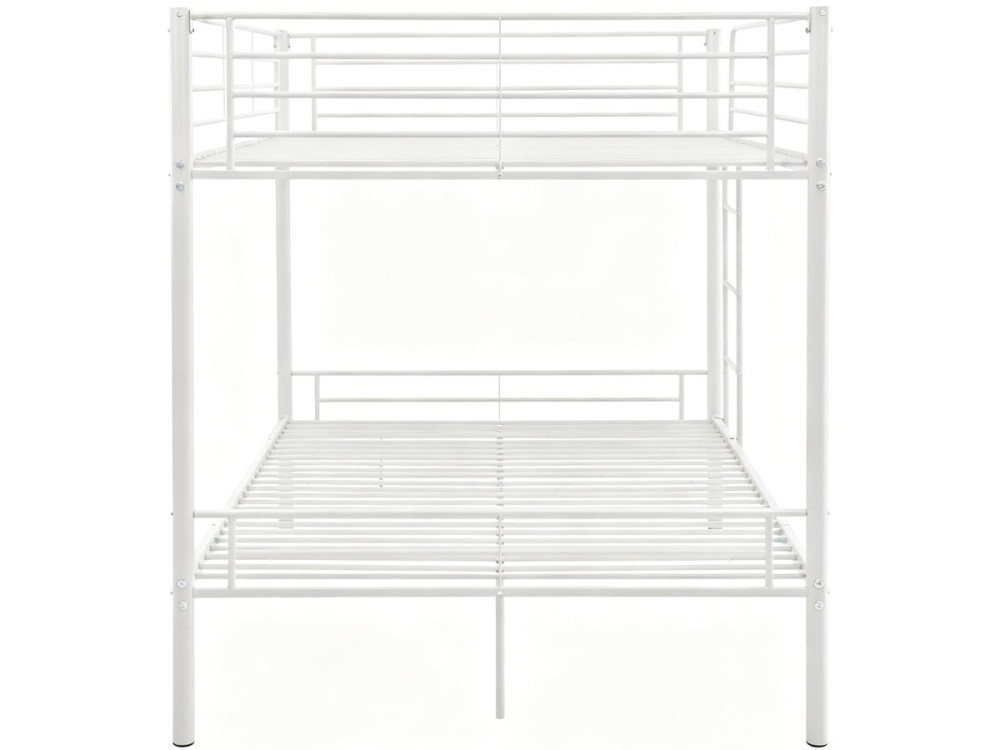 Litera doble "Adam" con somier - 140 x 190 cm - Blanco