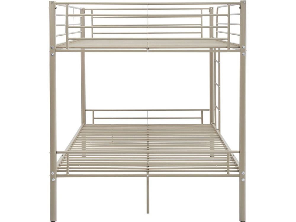 Litera doble "Adam" con somier - 140 x 190 cm - Topo