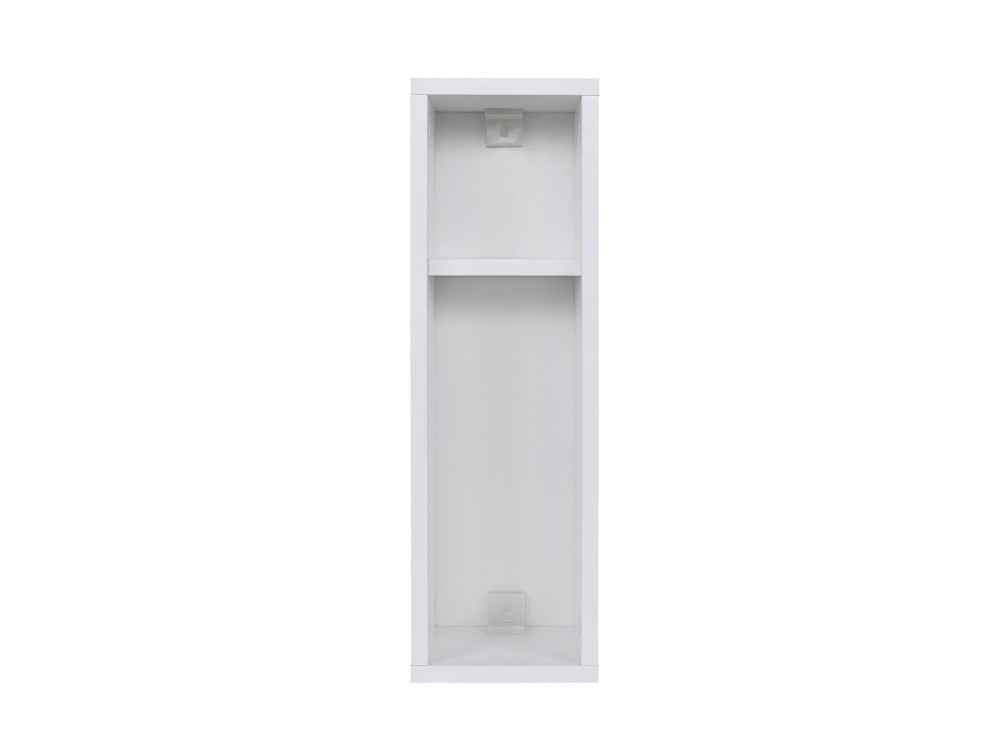 Mesilla de noche de madera "Turra" - 20 x 15 x 65 cm - Blanco