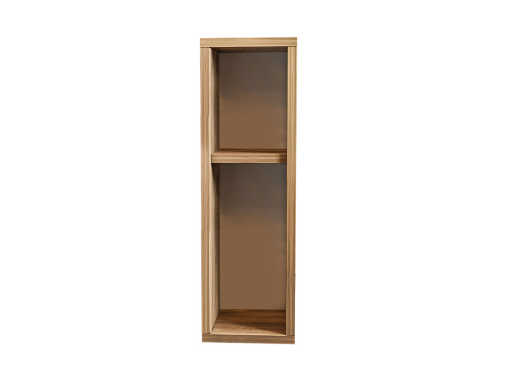 Mesilla de noche de madera "Turra" - 20 x 15 x 65 cm - Marrón
