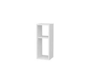 Mesilla de noche de madera "Sault" - 23 x 22 x 60 cm - Blanco