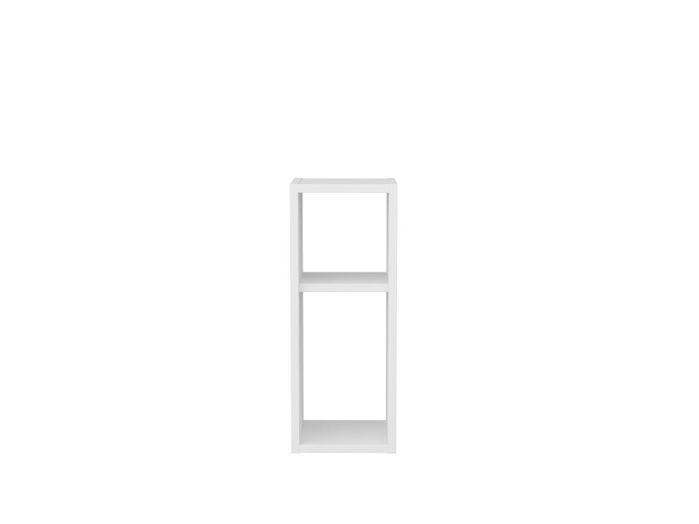 Mesilla de noche de madera "Sault" - 23 x 22 x 60 cm - Blanco