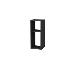 Mesilla de noche de madera "Sault" - 23 x 22 x 60 cm - Gris antracita