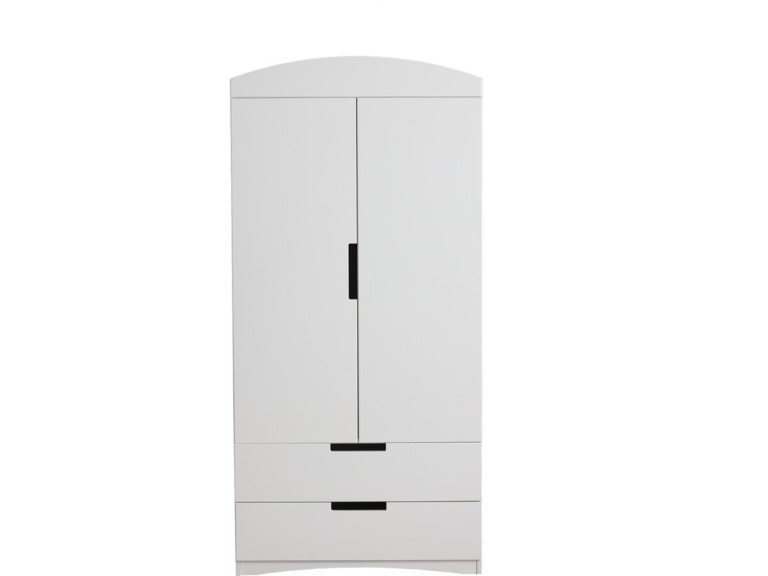 Armario infantil "Classic" - 175,5 x 90 x 52 cm - Blanco