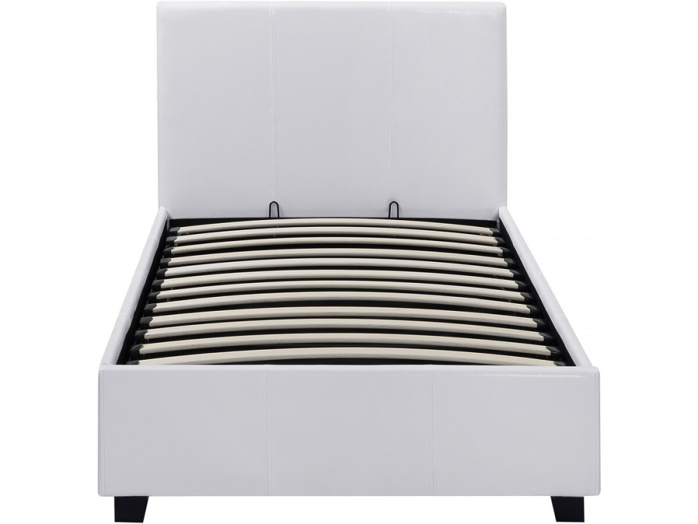 Cama en PVC "Carla" - 90 x 190 cm - Blanco