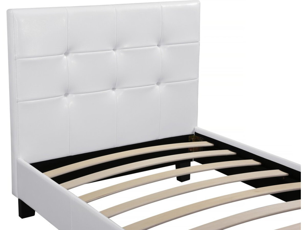 Cama "Julia" color Blanco - 90 x 190 cm