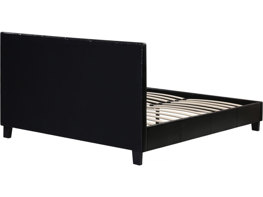 Cama "Julia" color Negro - 140 x 190 cm