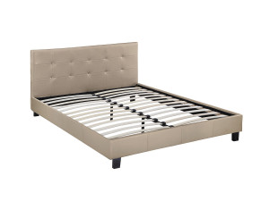 Cama "Julia" color Topo - 140 x 190 cm