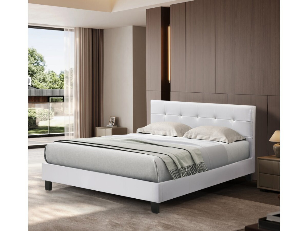Cama "Julia" - 180 x 200 - Blanco