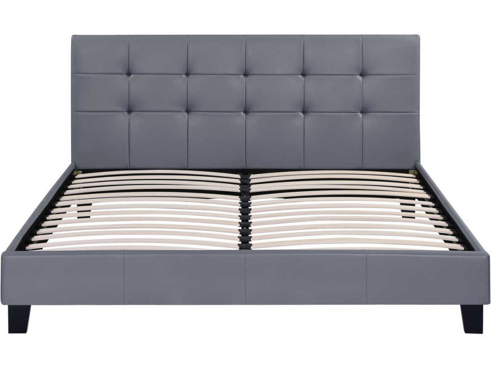 Cama "Julia" - 160 x 200 - Gris claro