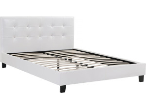Cama "Julia" color Blanco - 140 x 190 cm
