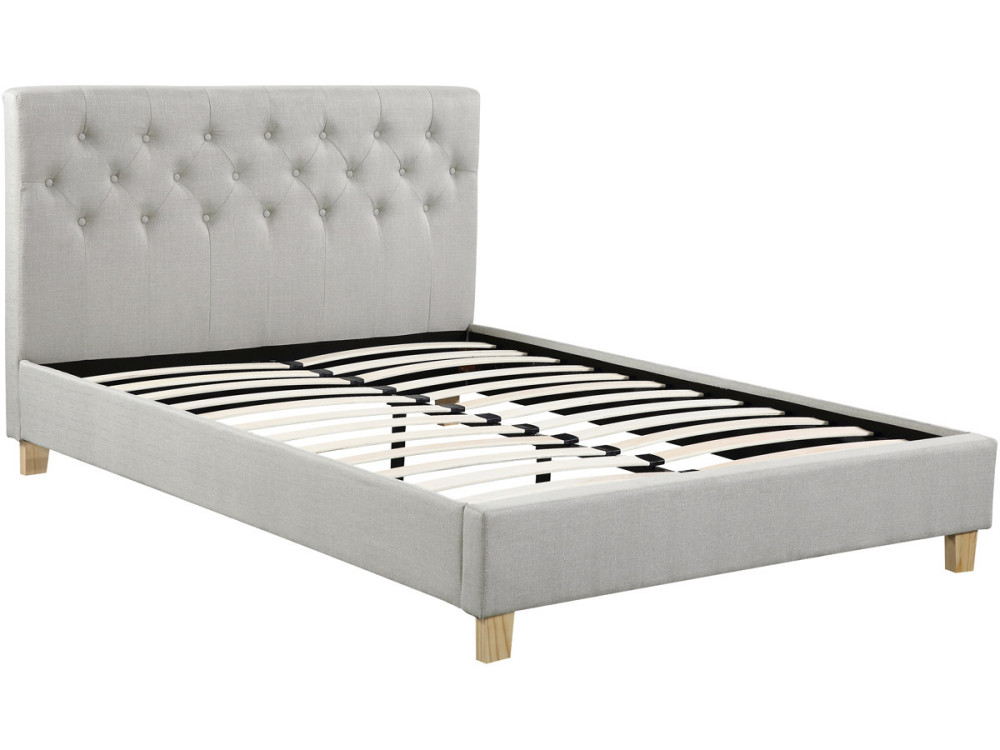 Cama "EMMY" - 140 x 190 cm - Beige