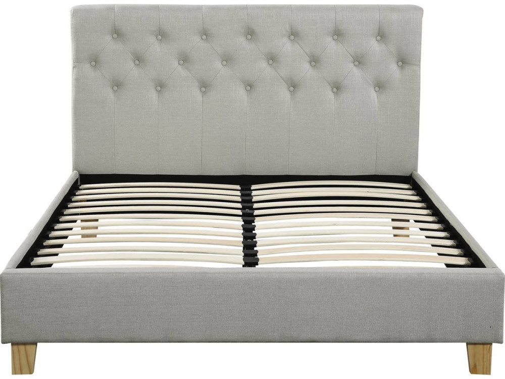 Cama "Emmy" - 160 x 200 cm - Beige