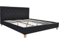 Cama "Emmy" - 180 x 200 cm - Gris oscuro - Gris