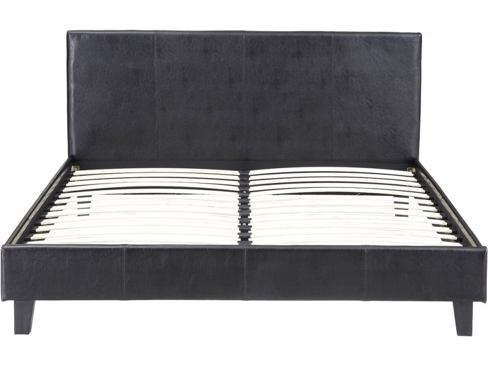 Cama "Lina" - 140 x 190 cm - Negro