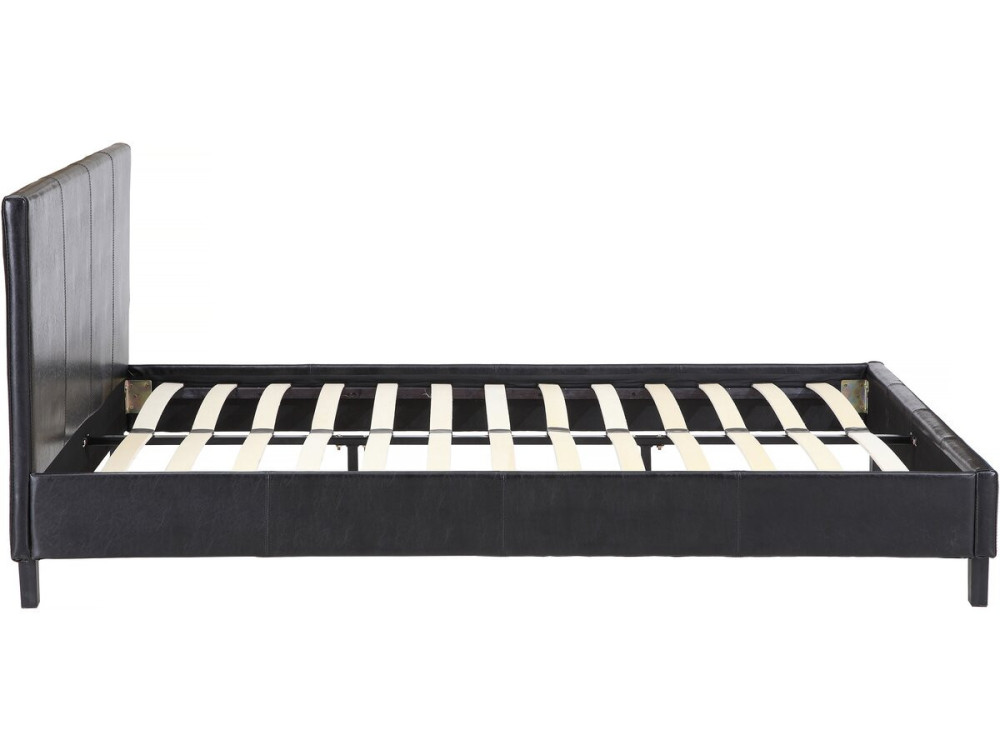 Cama "Lina" - 160 x 200 cm - Negro
